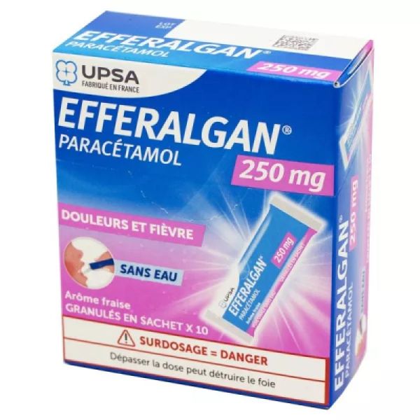 Efferalgan Fra 250Mg Gle Sac10