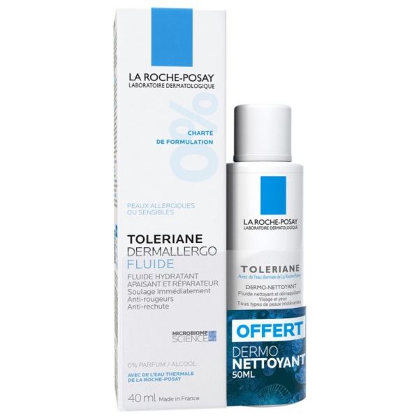 Tolériane - Dermallergo Fluid - 40ml + Dermo-Cleanser - 50ml FREE