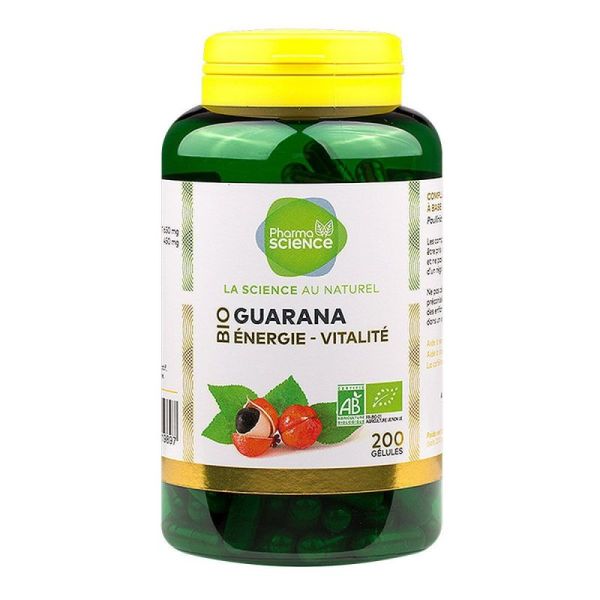 Organic Guarana 200 capsules