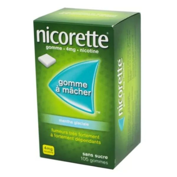 Nicorette 4mg Ice Mint - 105 gummies