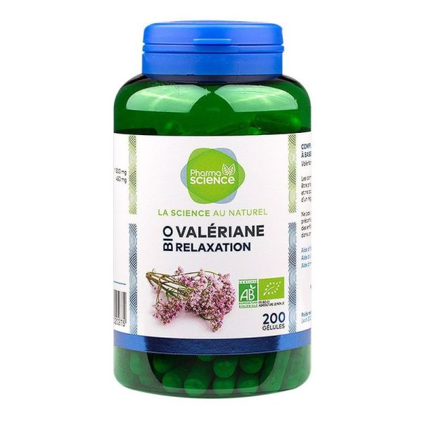 Organic valerian 200 capsules