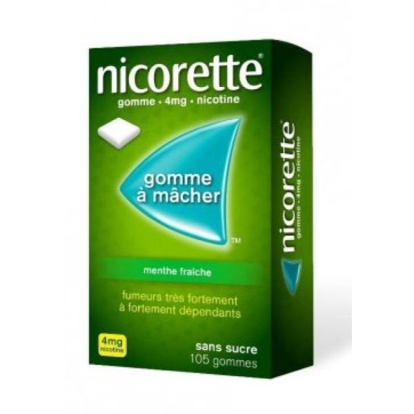 Nicorette 4mg Fresh Mint - 105 gummies