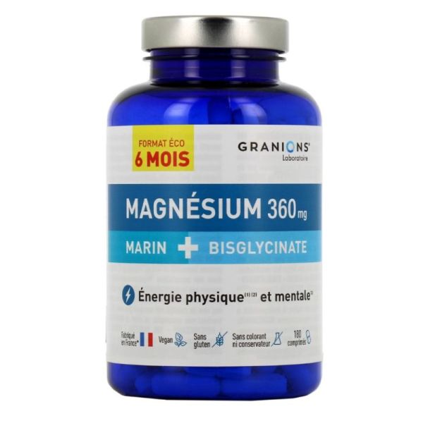 Granions Double Magnesium 360Mg 6 Mois