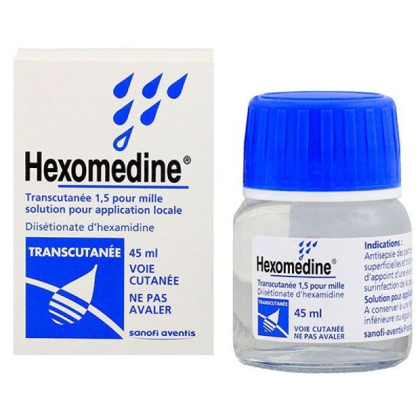 Hexomedine transcutaneous solution 45ml