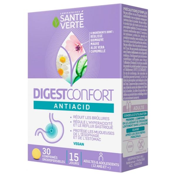 Sante Verte Digest Confort Antiacid 20 Cp