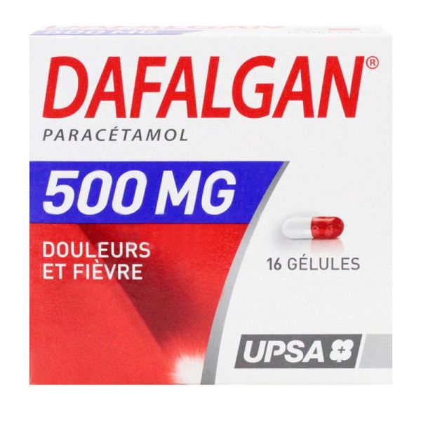 Dafalgan 500mg 16 capsules