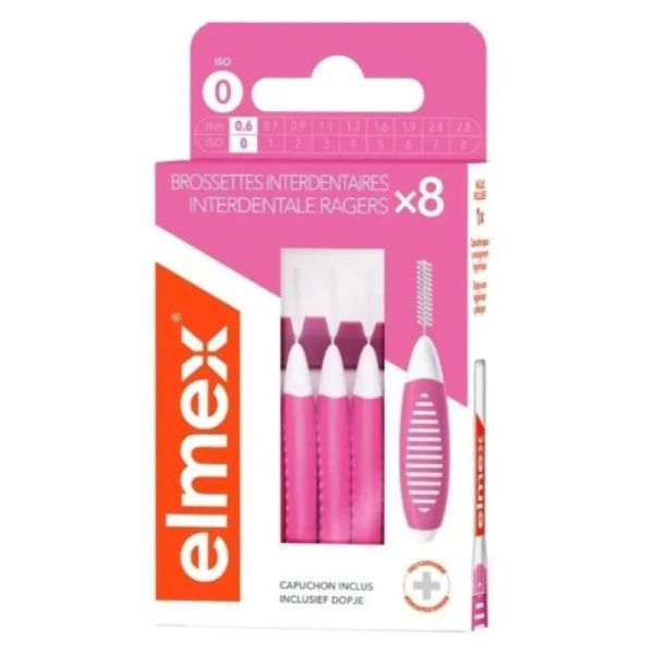 Elmex Brossettes Interdentaires 0,6Mm 8