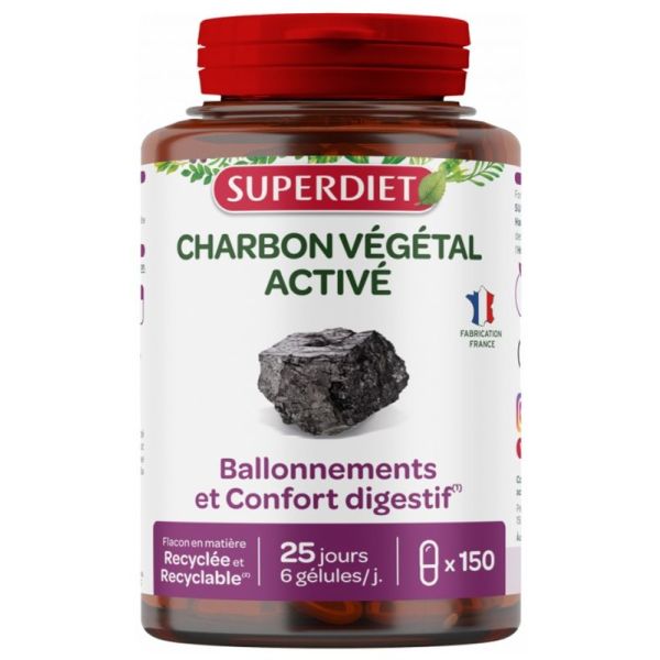 Superdiet Charbon Veg Gelu150