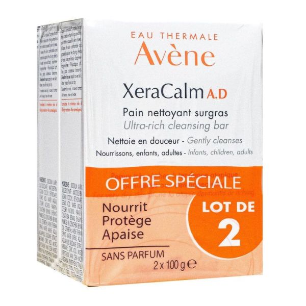 Xeracalm AD cleansing bar 2x100g