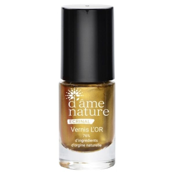 D'Âme Nature Colored Nail Polish Gold - 5ml