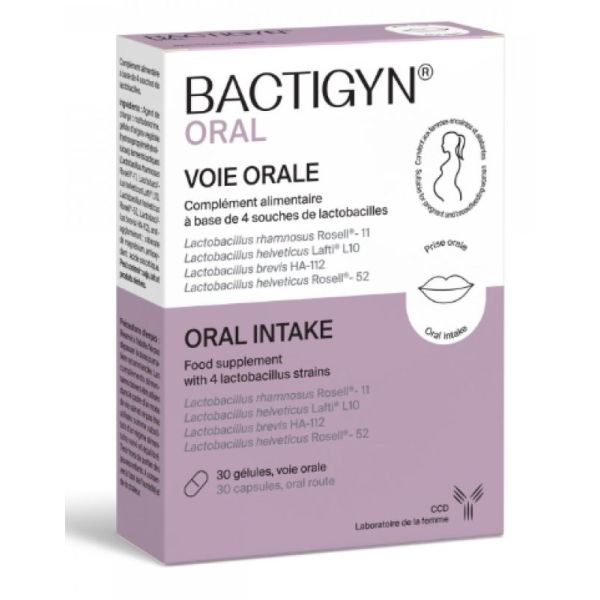 Bactigyn Oral Gelu Bt30