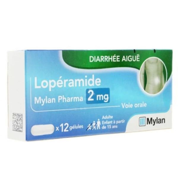 Loperamide 2mg - 12 capsules