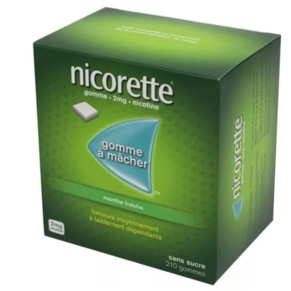 Nicorette 2mg Fresh Mint - 210 gummies