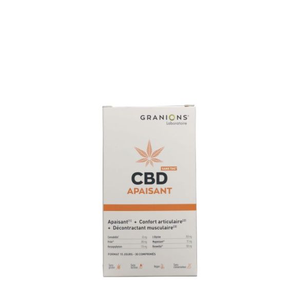 Granion Cbd Apaisant Articulation 30 Cp