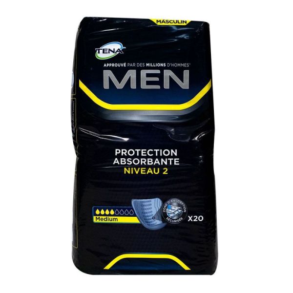 Men 20 level 2 absorbent pads