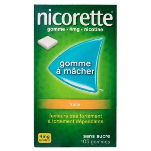 Nicorette 4mg 105 Fruit Gummies