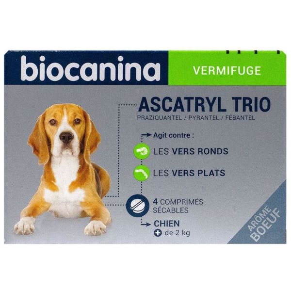 Ascatryl Trio Vermifuge - 4 tablets