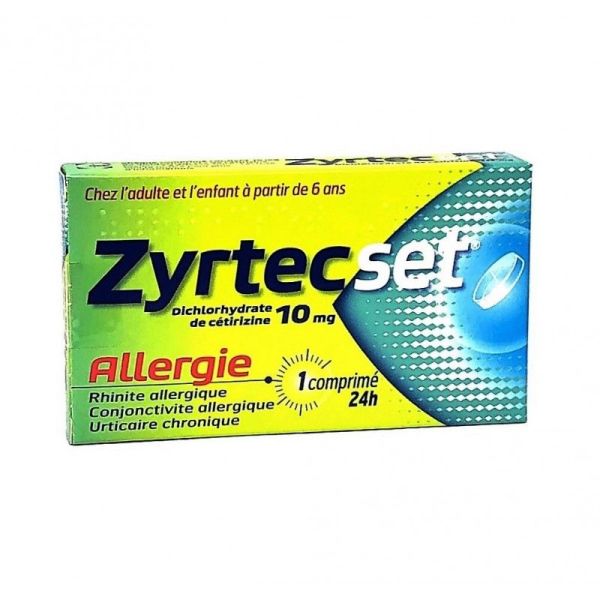 Zyrtecset 10mg 7 tablets