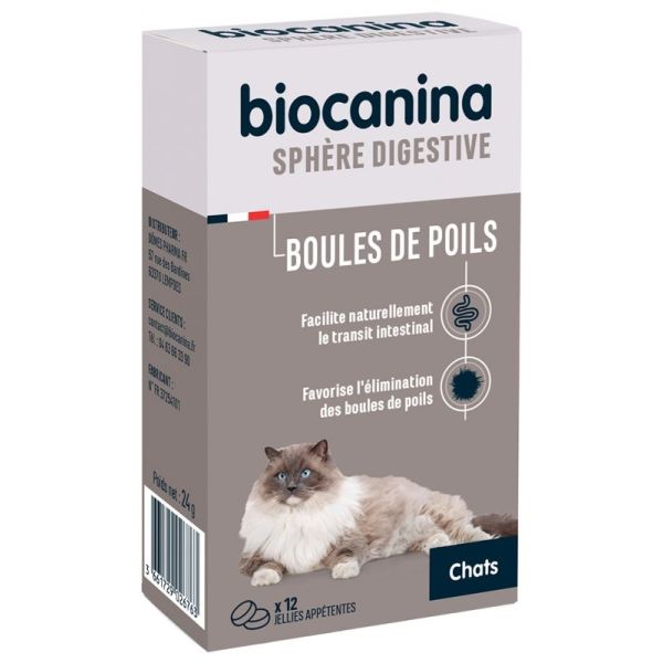 Biocanina Boul Poil Gelee Bt12