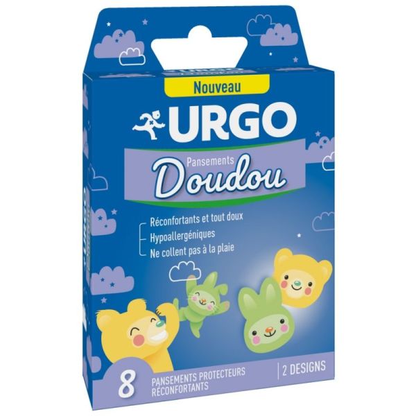 Urgo Doudou Plasters 8 Comforting Protective Plasters