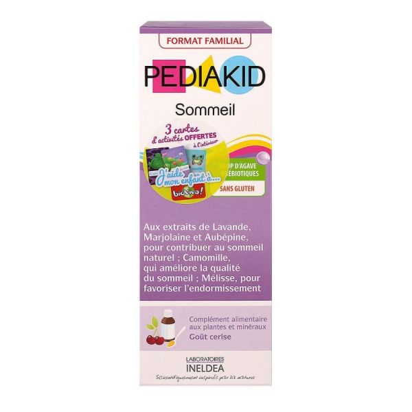 Pediakid Syrup Improves Sleep Quality Lavender Chamomile Agave