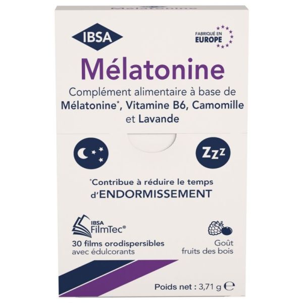 Melatonine 30 Bandelettes Sublinguales