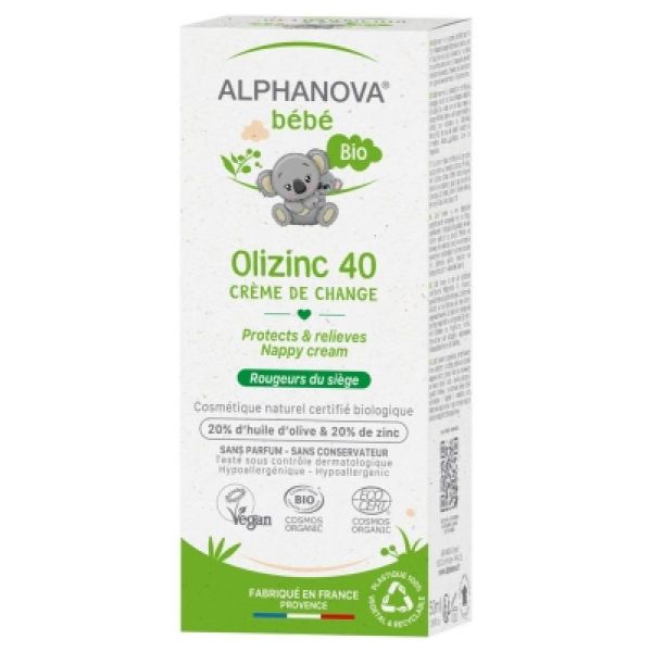 Bébé Olizinc 40 Bio - 50g