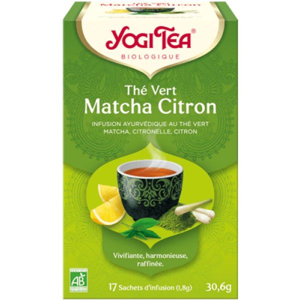 Lemon Matcha - Invigorating, Harmonious, Refined Infusion - 17 sachets