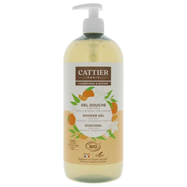 Cattier Gel Dche Clement Fleur Oranger 1L