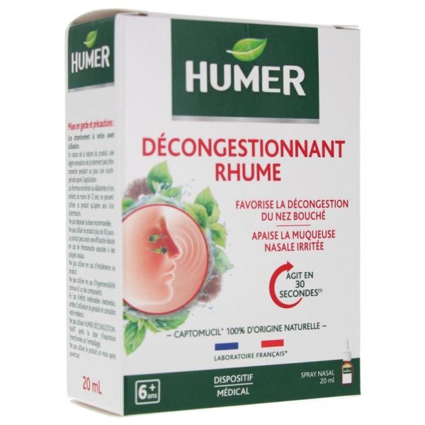 Humer decongestant cold spray 20ml