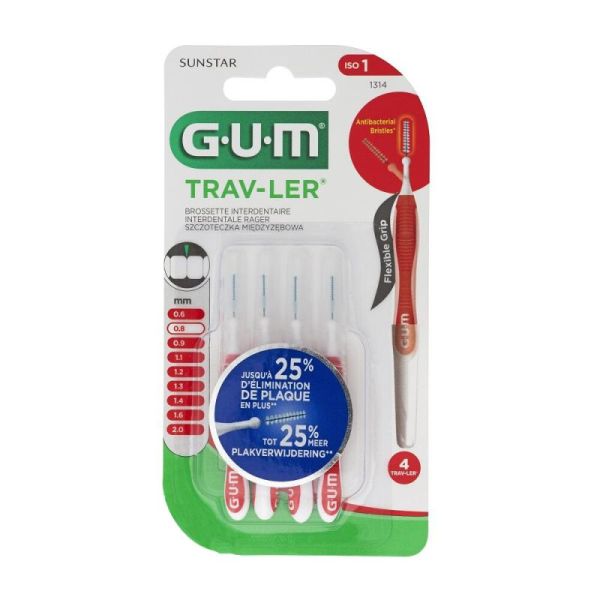 Trav-Ler interdental brush 0.8 mm