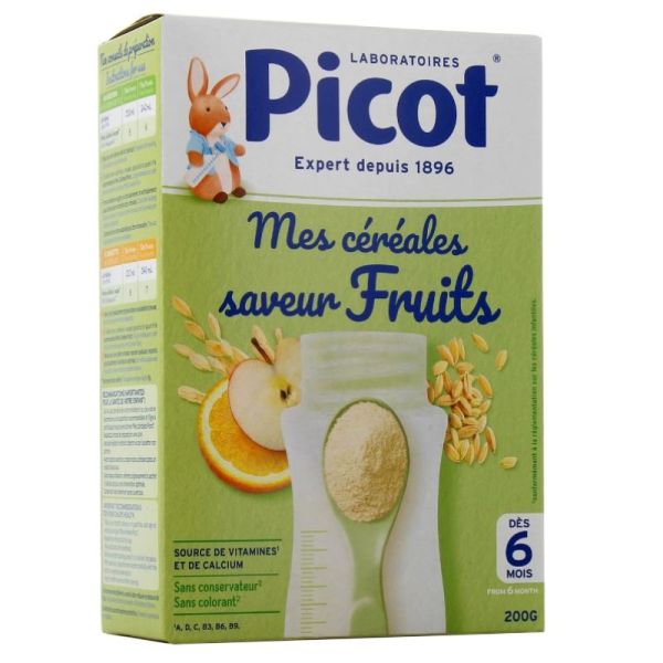 Picot Mes Cereales Biscuit Des 6M 200G