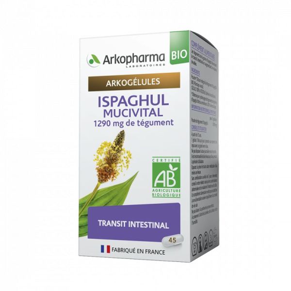 Arkocaps - ORGANIC Ispaghul - 45 capsules