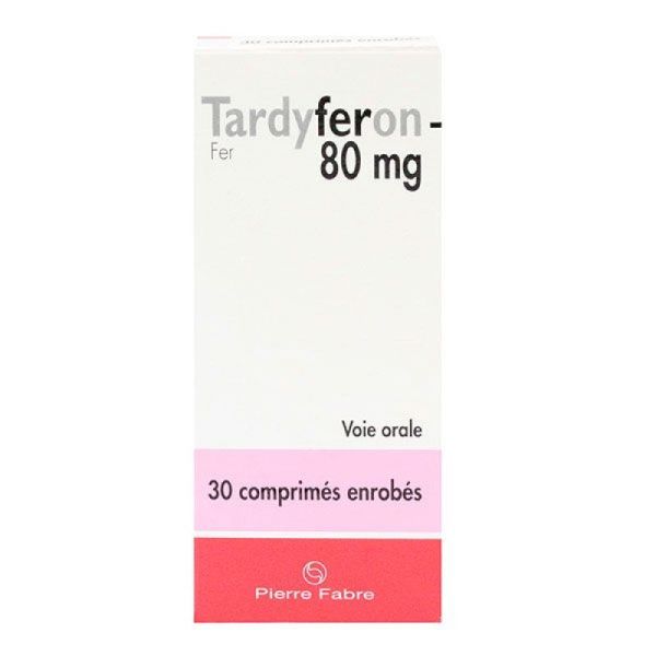 Tardyferon 80mg 30 tablets