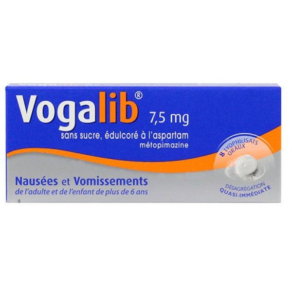 Vogalib 7.5mg 8 oral lyophilisates + 6 years