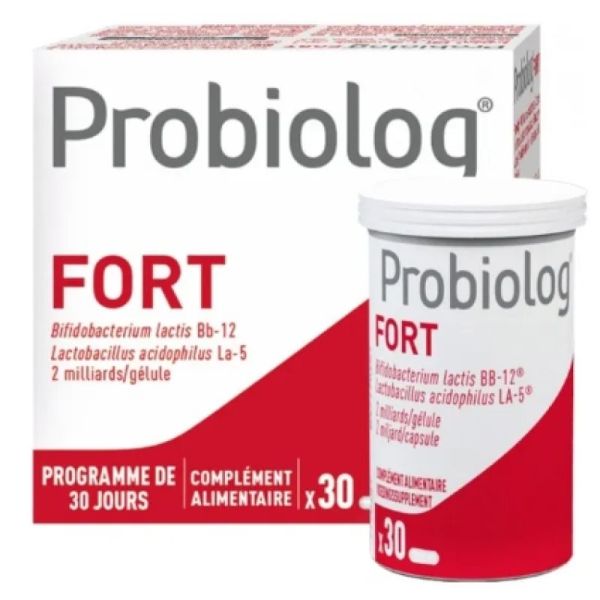 Probiolog FORT - Promotes the balance of the intestinal flora - 30 capsules