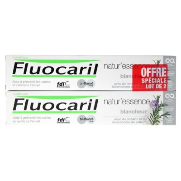 Fluocaril Bifl 145mg Natur Blanch 2x75ml