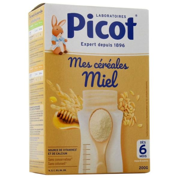 Picot Mes Cereales Biscuit Des 6M 200G