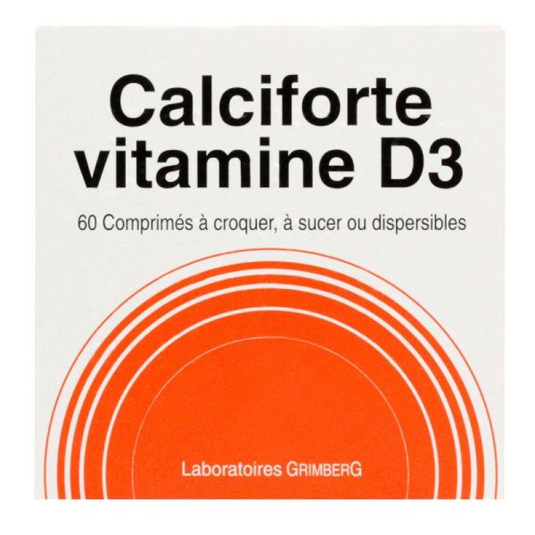 Calciforte Vitamin D3 60 chewable tablets