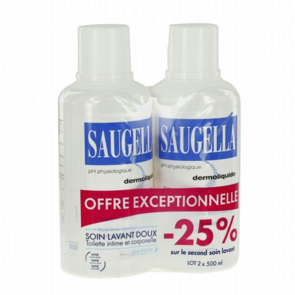 Saugella Dermoliquid 2x500ml