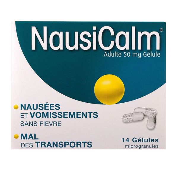 NausiCalm 50mg 14 capsules