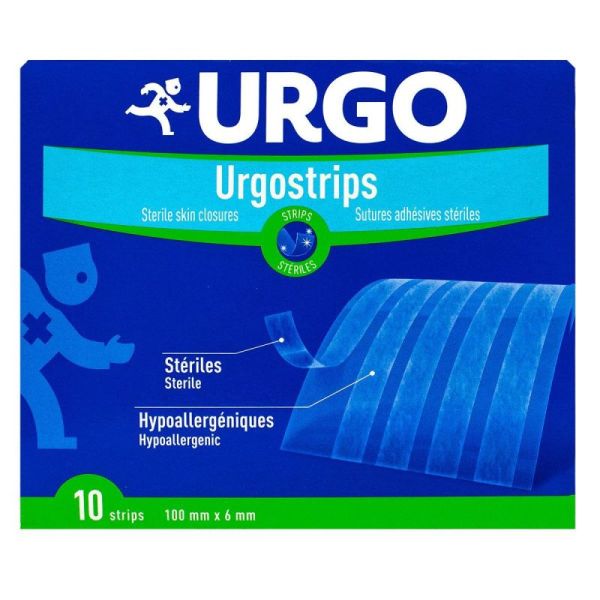 Urgostrips 10 sterile strips