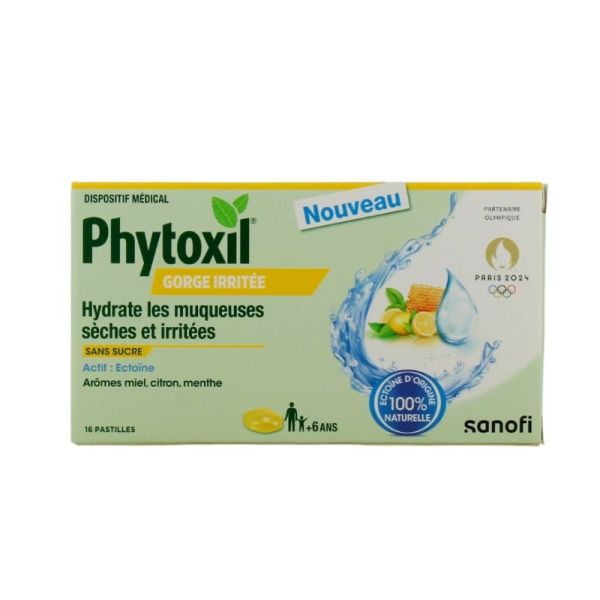 Phytoxil Mal De Gorge Miel Citron 16