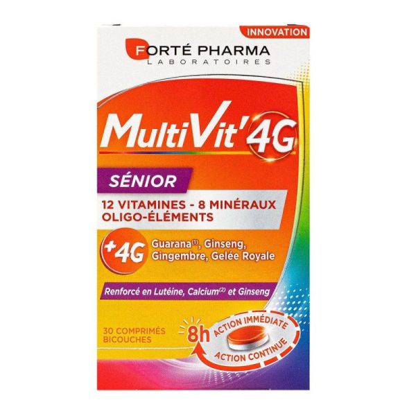 Multivit'4G Senior 30 tablets