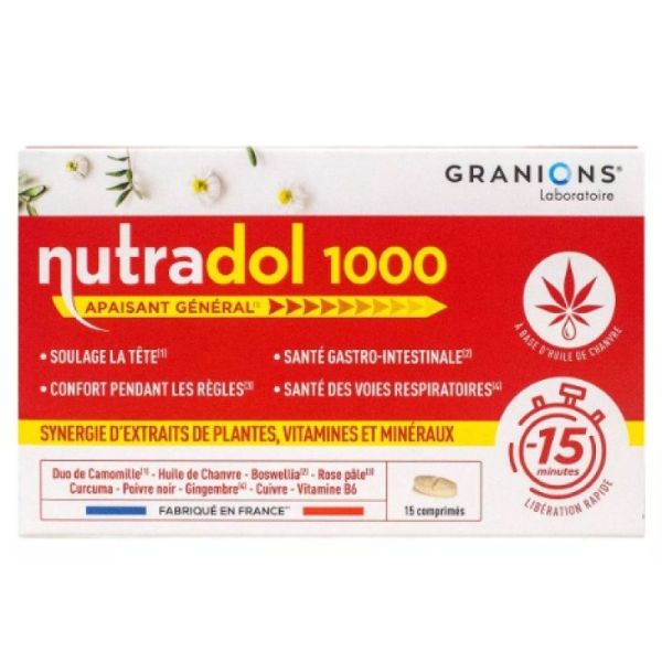 Nutradol 1000 - 15 tablets