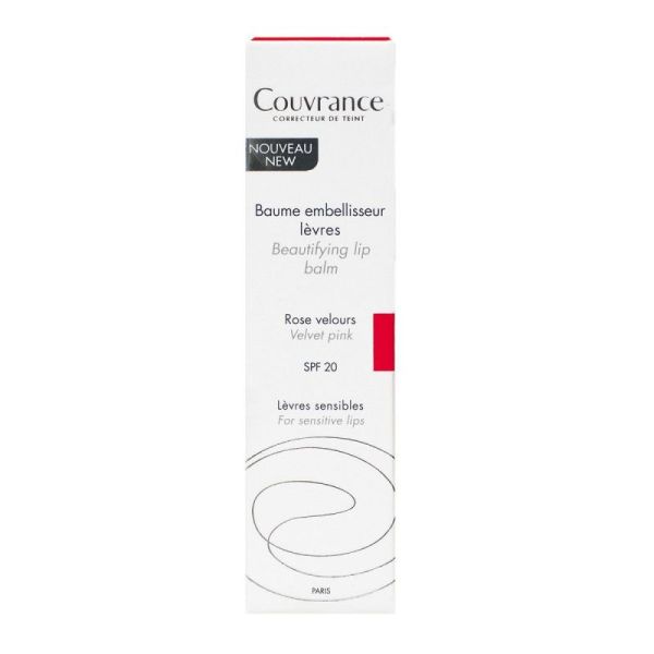 Couvrance beautifying lip balm SPF20 velvet pink