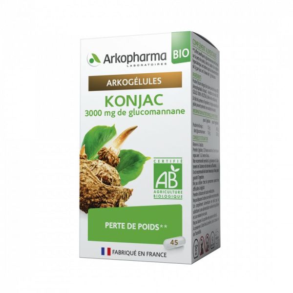 Arkocaps - Organic Konjac - 45 capsules