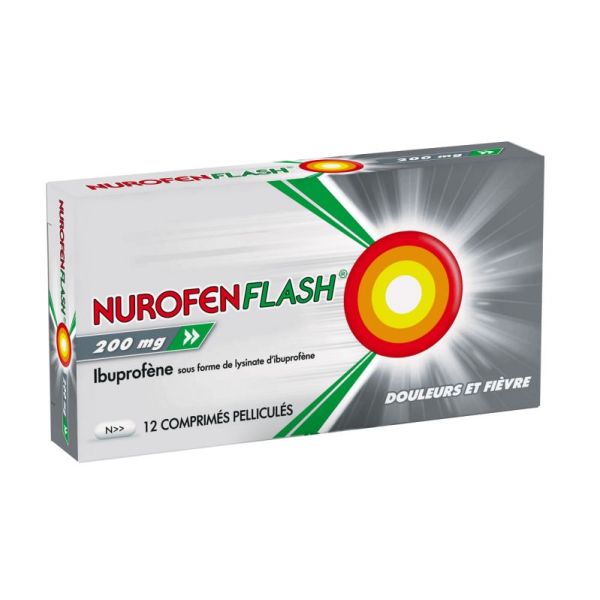 NurofenFlash 200mg 12 film-coated tablets