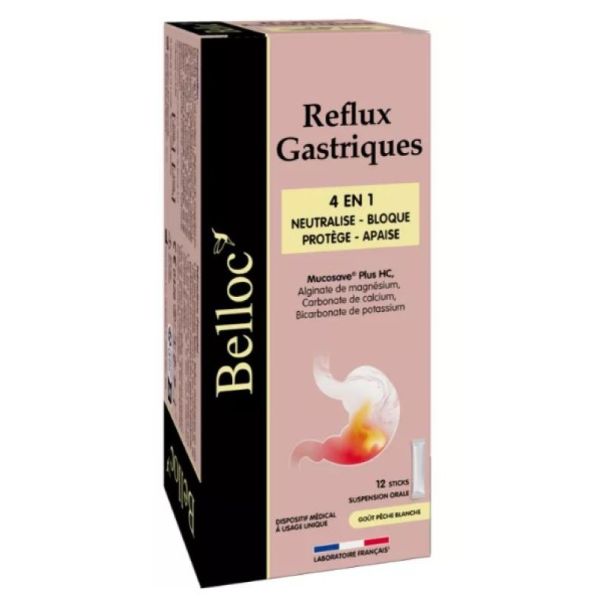 Belloc Reflux Gastriques 12 Sticks