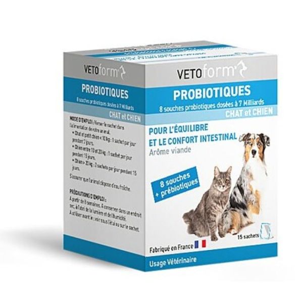 Vetoform Probiot Chien/Chat 15Sch